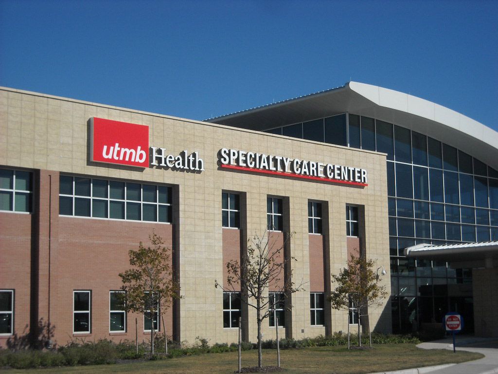 UTMB Healthcare Exterior Channel Letters Signage