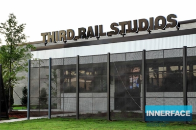 Third Rail Studios Corporate Exterior Signage Third Rail Studios Corporate Exterior Signage