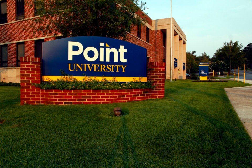 Point University Exterior Signage