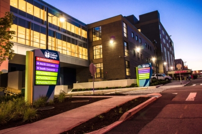 East Tennessee Children’s Hospital Exterior Signage East Tennessee Children's Hospital Exterior Signage