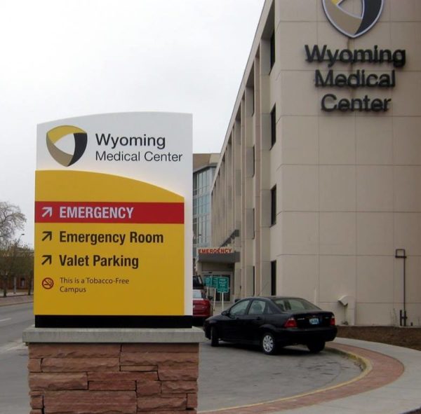 Wyoming Healthcare Parking Signage